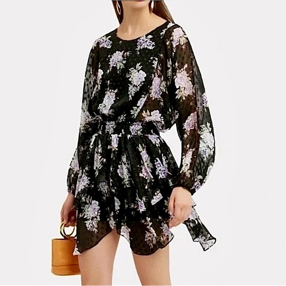 LoveShackFancy Long Sleeve Kaia Mini Dress NEW